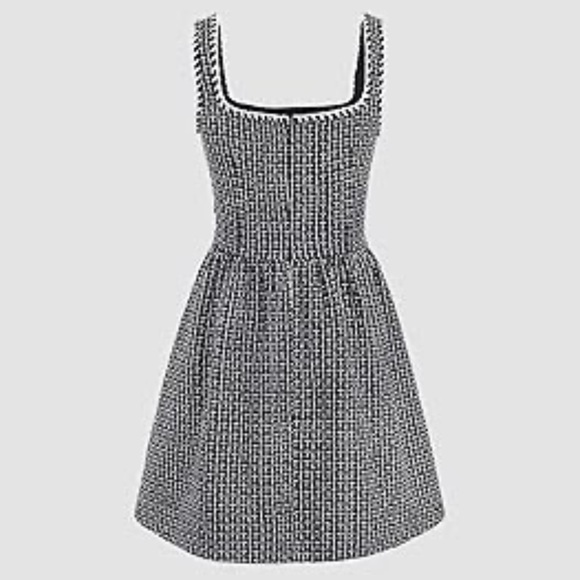Cider Dresses & Skirts - NWT CIDER Tweed U-Neckline Solid Mini Dress Size L